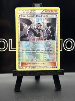 Team Rocket's Handiwork 112/124 Fates Collide Reverse Holo Pokemon Card - Image 2