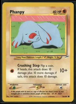 Pokemon - Phanpy 76/105 Neo Destiny NM - Image 1