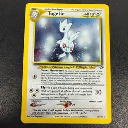 Swirl Togetic 16/111 Neo Genesis Holo Vintage Pokemon Lp Unlimited - Image 1