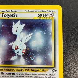 Swirl Togetic 16/111 Neo Genesis Holo Vintage Pokemon Lp Unlimited - Image 3