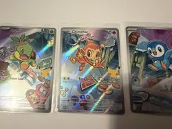 Chimchar Piplup Turtwig Pokemon 30th Anniversary First Partner Set 040 041 042 - Image 5