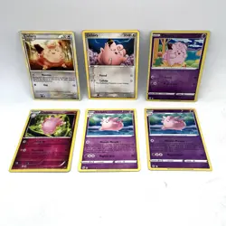 Clefairy & Clefable Pokemon TCG Card Lot - Image 1