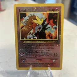 Pokemon TCG Entei Wizards Black Star Promos 34 Reverse Holo Rare Promo WOTC VTG - Image 1