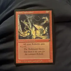 Kobold Taskmaster (Legends) NM MTG - Image 1