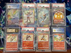 PSA CGC 10 Pokemon Graded Holo Card Lot of 8 Cinderace Raboot Scorbunny Japanese - Image 1