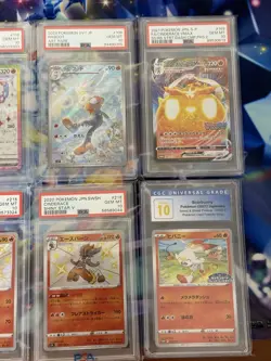 PSA CGC 10 Pokemon Graded Holo Card Lot of 8 Cinderace Raboot Scorbunny Japanese - Image 3