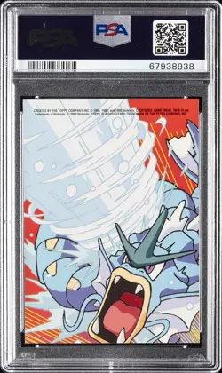 2000 TOPPS POKEMON TV ANIMATION SERIES 2 STICK-ONS #10 CHARMANDER PSA 10 - Image 2