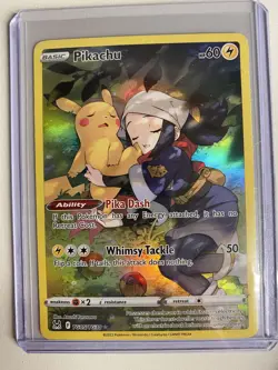 Pokemon - Pikachu TG05/TG30 Ultra Rare Holo - Lost Origin Trainer Gallery - NM - Image 3