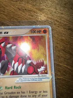 Pokemon TCG Groudon EX Crystal Guardians Holo Card 93/100 LP Condition - Image 4