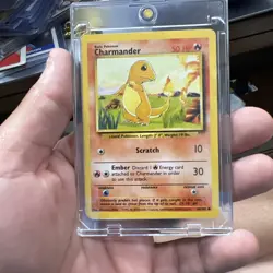 Pokemon TCG Charmander #46/102 Base Set 1st Edition Shadowless NM Condition! - Image 1