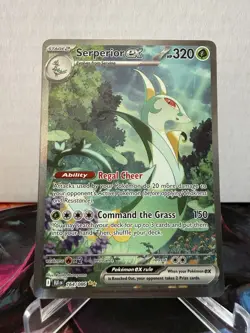 Serperior ex 164/086 - Black Bolt Pokemon Special Illustration Rare English NM - Image 1