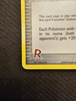 Pokemon Rocket's Hideout 87/109 Ex Team Rocket Returns Holo Stamped Near Mint - Image 3