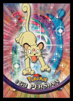 LP - Pokemon Topps Persian #53 TV Animation Edition Series 1 (Black Logo) - Image 1