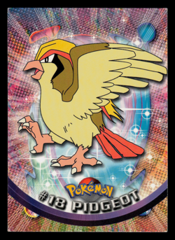 LP - Pokemon Topps Pidgeot #18 TV Animation Edition Series 1 (Blue Logo) - Image 1