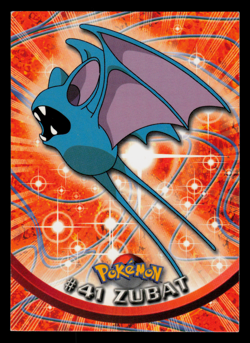 LP - Pokemon Topps Zubat #41 TV Animation Edition Series 1 (Blue Logo) - Image 1