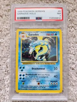 1999 Garados Holo PSA 7 Pokemon WOTC German - Image 1