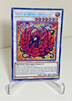 Yugioh / Black Rose Dragon / L5DD-ENS02 / Secret Rare / 1st Edition - Image 1
