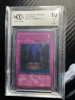 Yugioh! - Magic Jammer MRD-128 Ultra Rare - BccG 10 GEM MT - Image 1