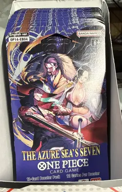 One Piece: OP-14 The Azure Sea’s Seven - Sleeved Booster Packs - Lot of 13 - Image 1