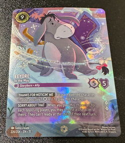 Disney Lorcana Winterspell Eeyore In the Way Enchanted 226/204 - Image 2