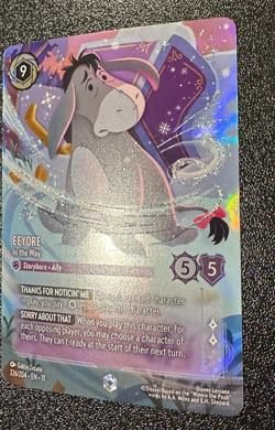 Disney Lorcana Winterspell Eeyore In the Way Enchanted 226/204 - Image 3