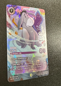 Disney Lorcana Winterspell Eeyore In the Way Enchanted 226/204 - Image 5