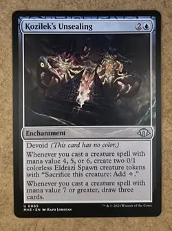 Kozilek's Unsealing Modern Horizons 3 - NM MTG - Image 1