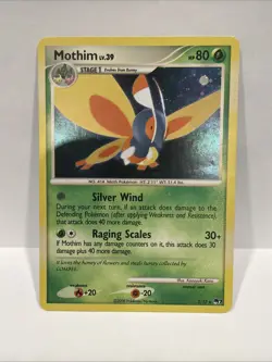 Pokemon Mothim TCG 5/17 Series 7 Holo Rare Promo LP - Image 1