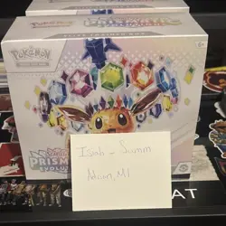Pokemon Scarlet & Violet Prismatic Evolutions Elite Trainer Box Eevee - Image 1