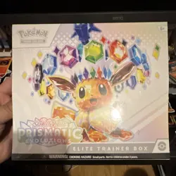 Pokemon Scarlet & Violet Prismatic Evolutions Elite Trainer Box Eevee - Image 2