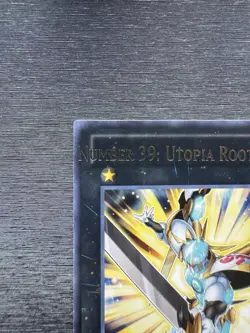 YuGiOh! Number 39: Utopia Roots LVAL - Error Misprint Name Shift Near Mint - Image 3