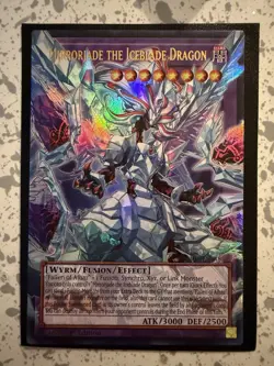 YuGiOh! - Mirrorjade The Iceblade Dragon - 1st Ed Ultra Rare RA05-EN148 NM - Image 2