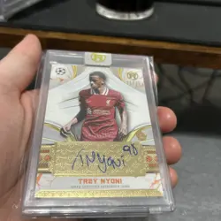 Trey Nyoni 2025 Topps Reverence Rookie Auto /25 Liverpool - Image 2