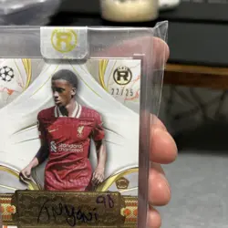 Trey Nyoni 2025 Topps Reverence Rookie Auto /25 Liverpool - Image 3