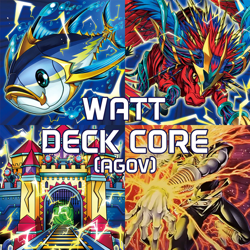 YuGiOh Watt Deck Core Bundle 12 Cards Complete AGOV - Image 1
