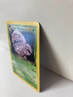 Dark Weezing 31/82 Team Rocket Non Holo Rare Pokemon Card WOTC 2000 LP - Image 4