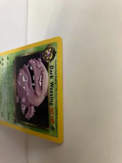 Dark Weezing 31/82 Team Rocket Non Holo Rare Pokemon Card WOTC 2000 LP - Image 5