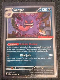Pokemon Gengar GameStop Promo Card 050/088 Cosmo Holo Pokemon TCG Perfect Order - Image 1