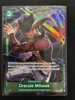 Dracule Mihawk (Illustration Box Vol.4) ST12-003 One Piece Promotion Cards Foil - Image 1