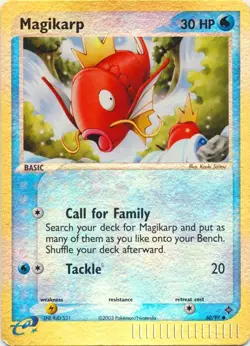 Magikarp 60/97 Reverse Holo EX Dragon Pokemon Card NM - Image 1