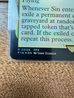 Magic MTG Final Fantasy - Sin, Spira's Punishment EXTENDED ART FOIL 0508 - Image 2