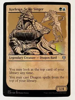Korlessa, Scale Singer (Showcase) Battle for Baldur's Gate Foil MTG NM - Image 1