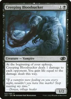 NM Creeping Bloodsucker, MTG, Jumpstart 2022, Magic the Gathering, 21 - Image 1