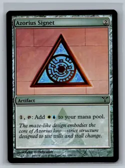Magic The Gathering Dissension Azorius Signet #159/180 Foil MTG TCG CCG - Image 1