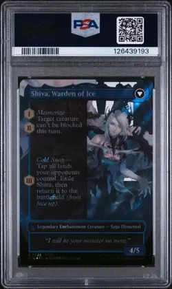 2025 MTG FF SURGE FOIL #0523 JILL, SHIVA'S DOMINANT/SHIVA, WARDEN OF ICE PSA 10 - Image 2