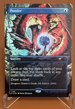 Ponder (1783) (Rainbow Foil) Secret Lair Drop Foil - Image 1