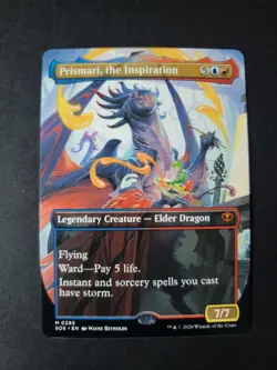 Prismari, the Inspiration (Borderless) Mythic MTG Secrets of Strixhaven - Image 1