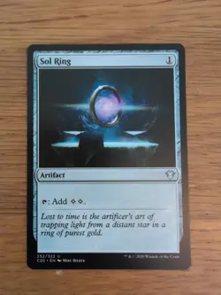 Magic MTG Sol Ring Commander: Ikoria NearMint Condition - Image 1