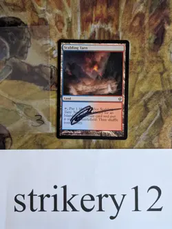1x Scalding Tarn – Zendikar – Signed by Philip Straub – MTG - Image 1