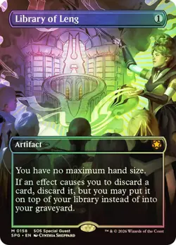 Library of Leng Foil Secrets of Strixhaven Special Guests NM MTG - Image 1